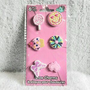 Sealed 3/$25 Set of 6 Themed Shoe Charms by CTG Brands Inc!!